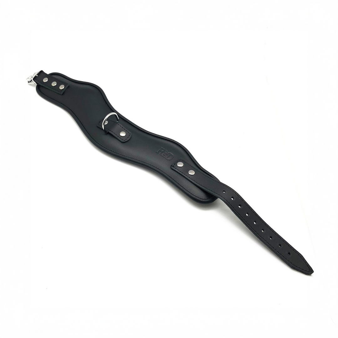 Leren Halsband - Zwart