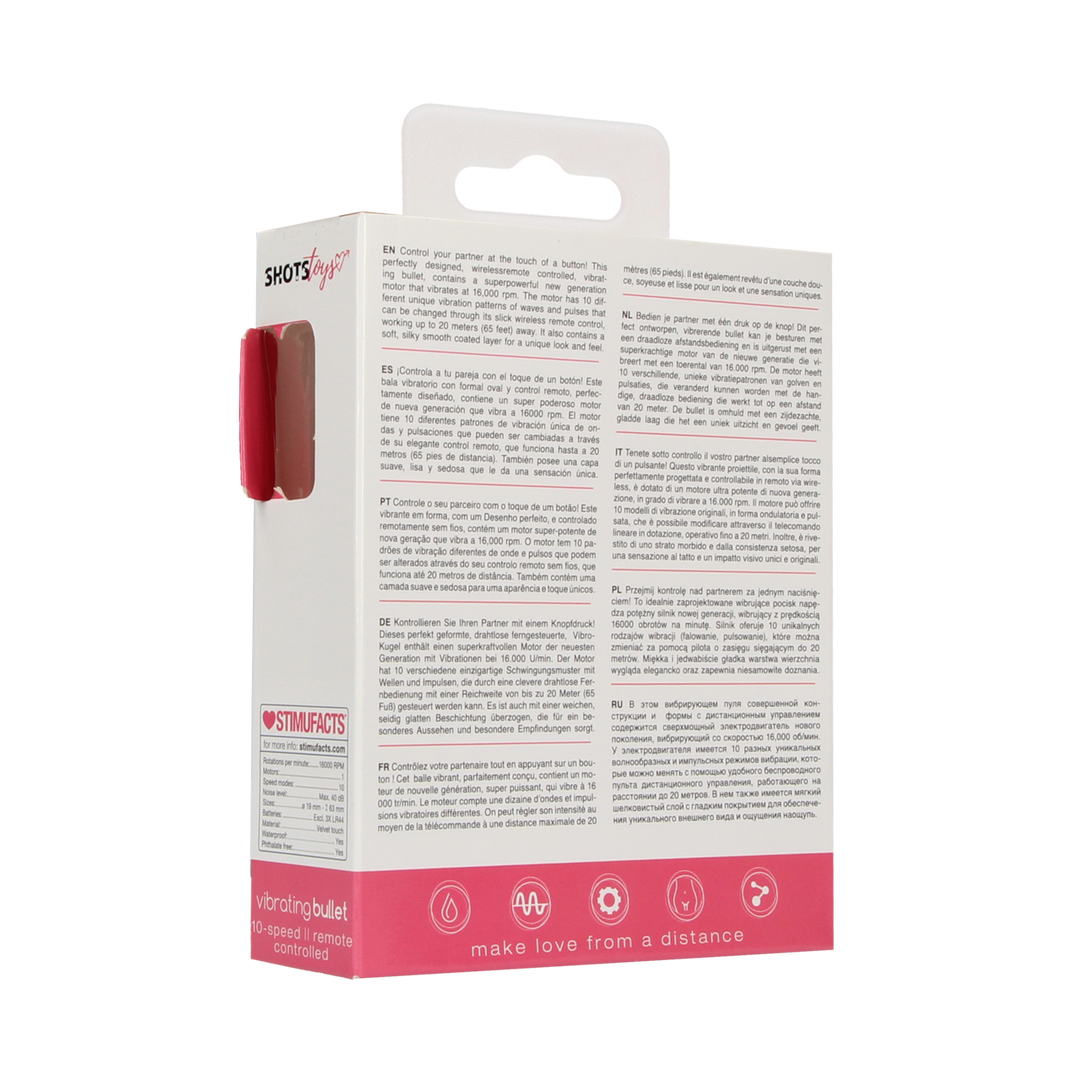 Toys by Shots - Vibrerende Bullet met Afstandsbediening