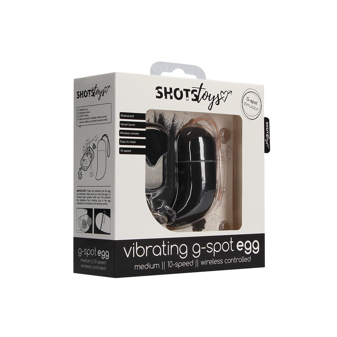 Toys by Shots - Draadloze Vibrerende G-Spot Ei - Medium