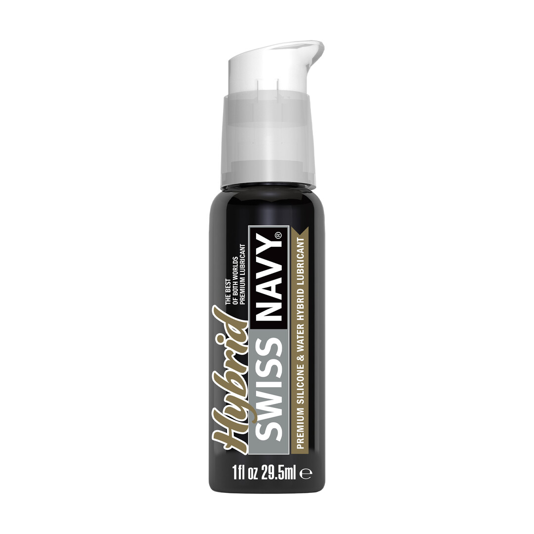 Swiss Navy - Hybrid - Premium Siliconen en Water Hybrid Glijmiddel - 1 fl oz / 29,5 ml - Fishbowl 50 Stuks