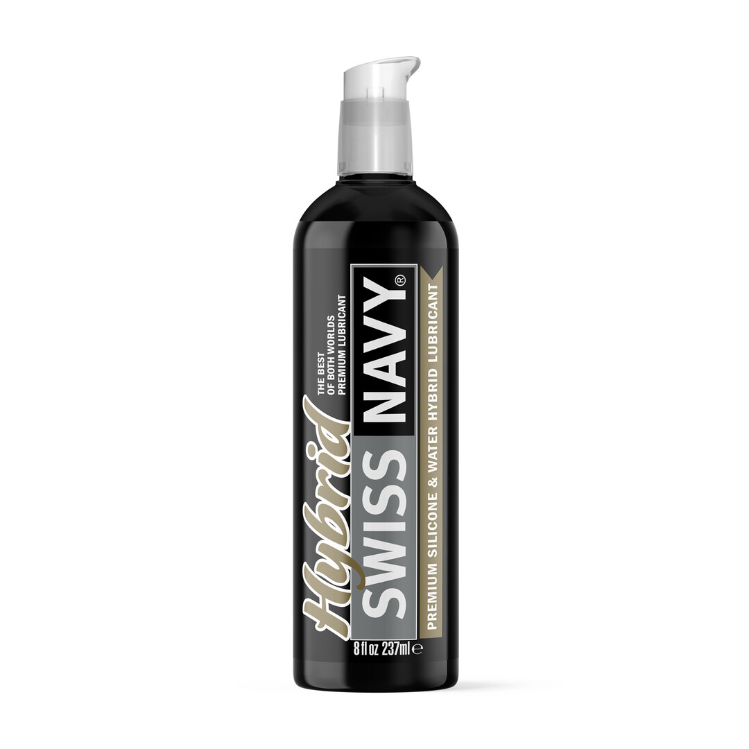 Swiss Navy - Hybrid - Premium Siliconen en Water Hybrid Glijmiddel - 8 fl oz / 237 ml
