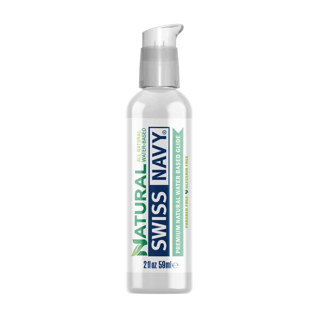 Swiss Navy - Natural - Premium All Natural Waterbased Lubricant - 2 fl oz / 59 ml