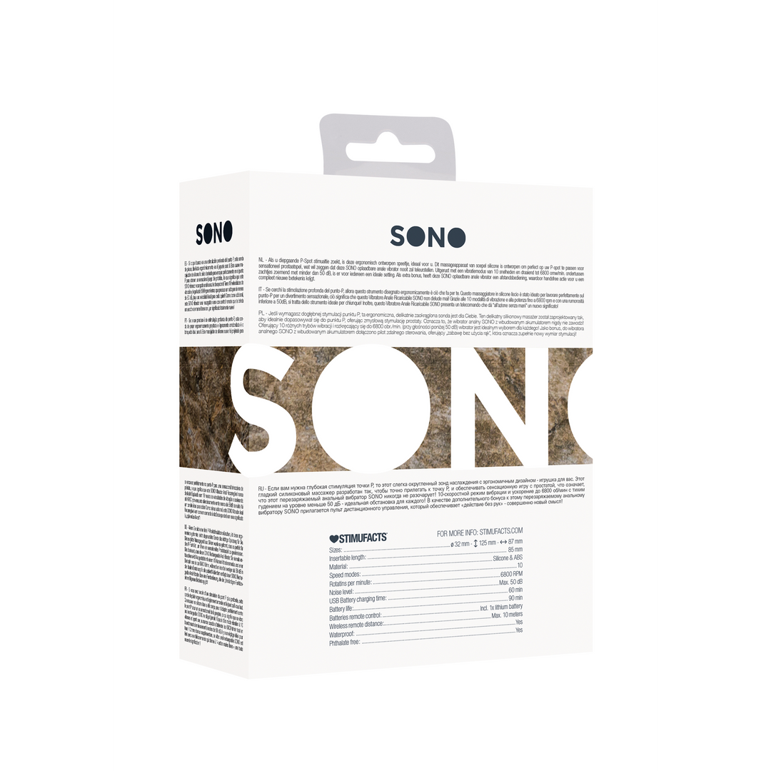 Sono - No.79 - Oplaadbare P-Spot Stimulator