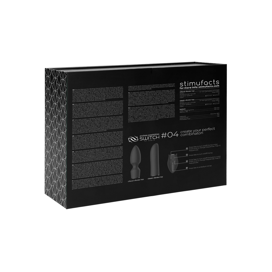 Switch - Pleasure Kit #4 - Vibrator with Different Attachments