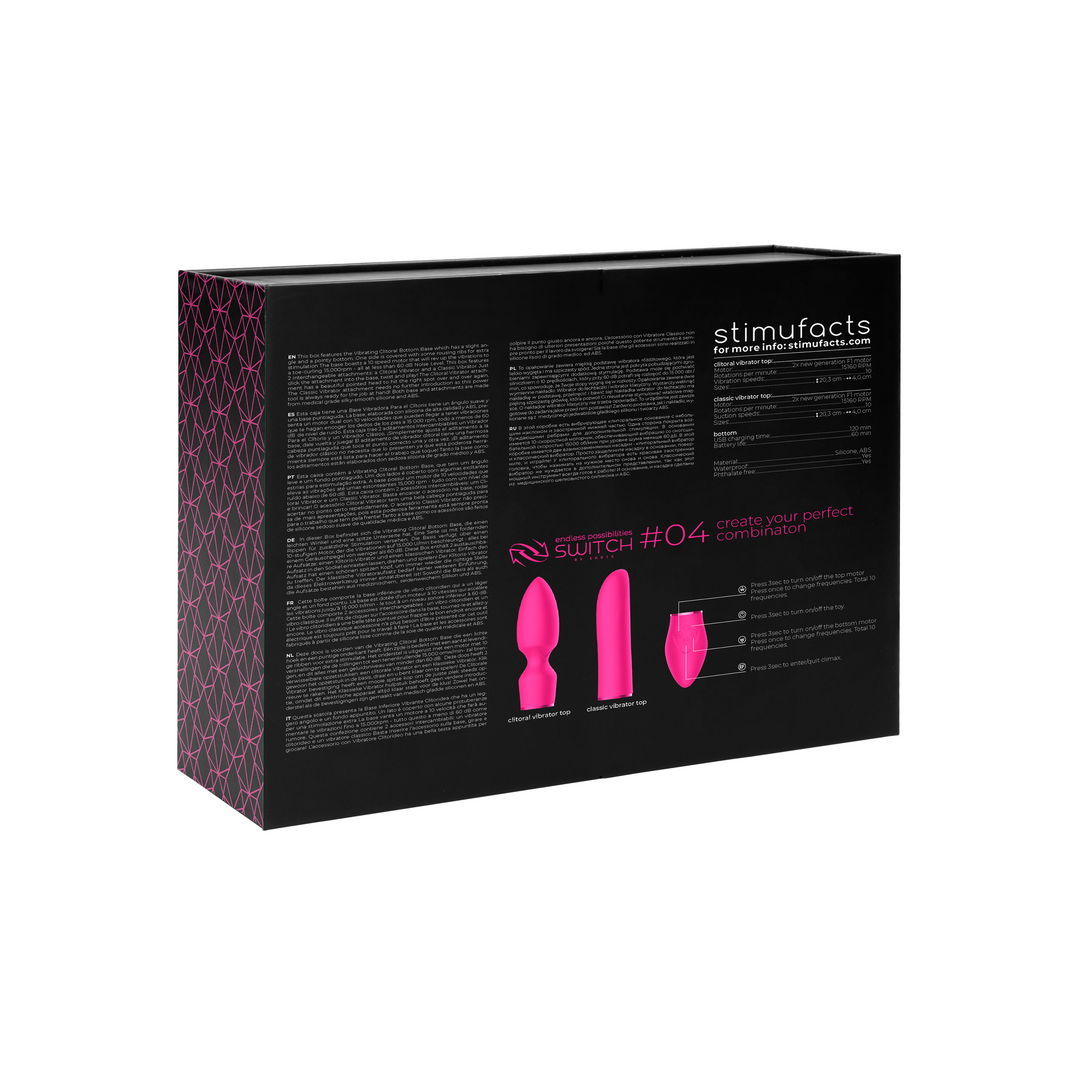 Switch - Pleasure Kit #4 - Vibrator with Different Attachments