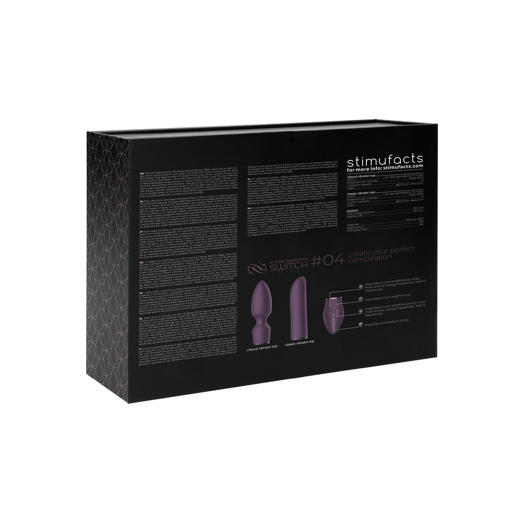 Switch - Pleasure Kit #4 - Vibrator with Different Attachments