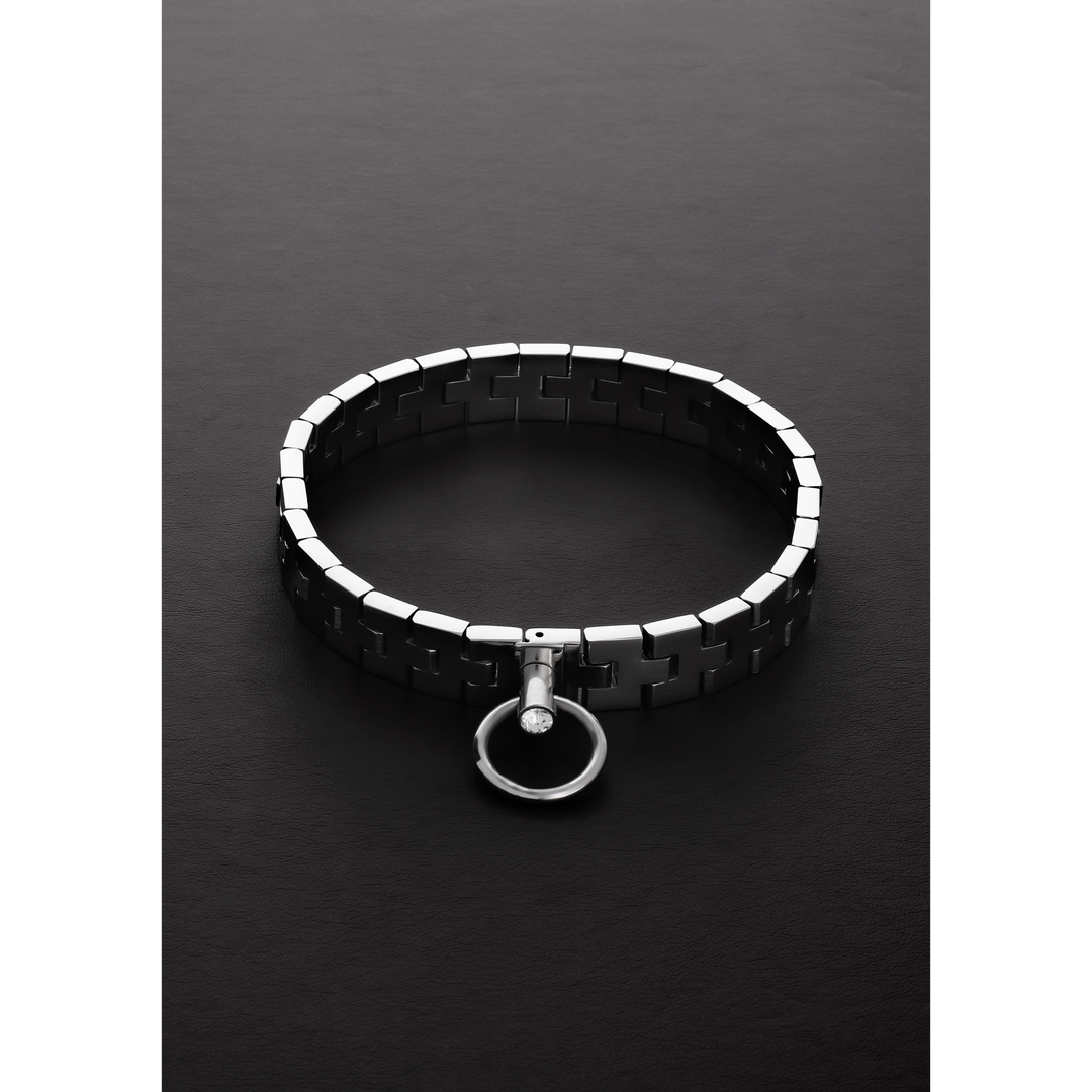 Steel by Shots - Horlogeband Kraag met Slot - 17 / 43 cm