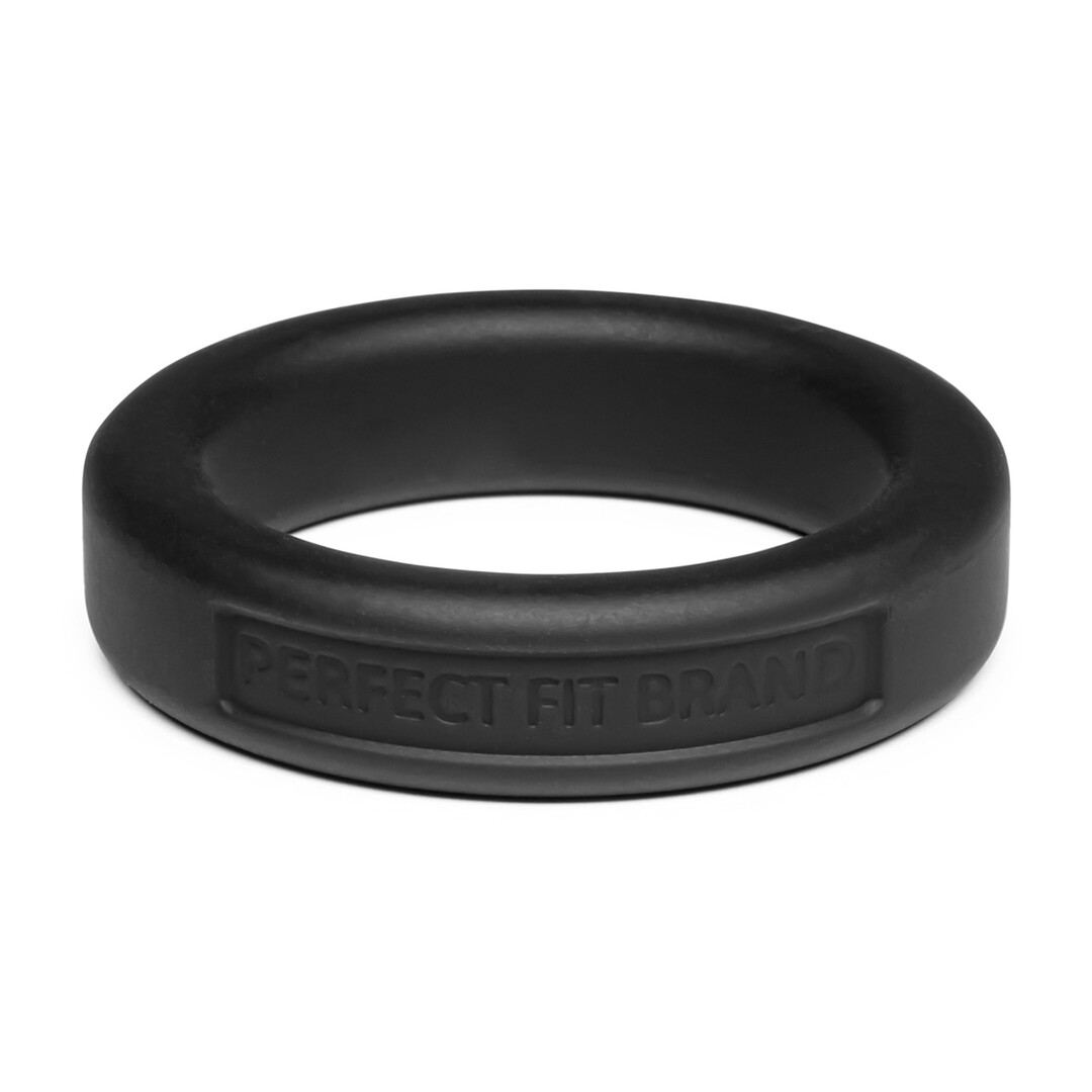 PerfectFit - Silicone Hefty Ring Classic - Cockring - 1,4 / 3,6 cm - Zwart