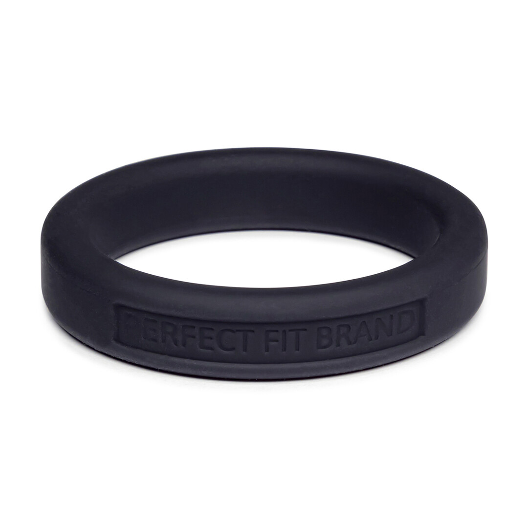 PerfectFit - Silicone Hefty Ring Classic - Cockring - 1,75 / 4,4 cm - Zwart