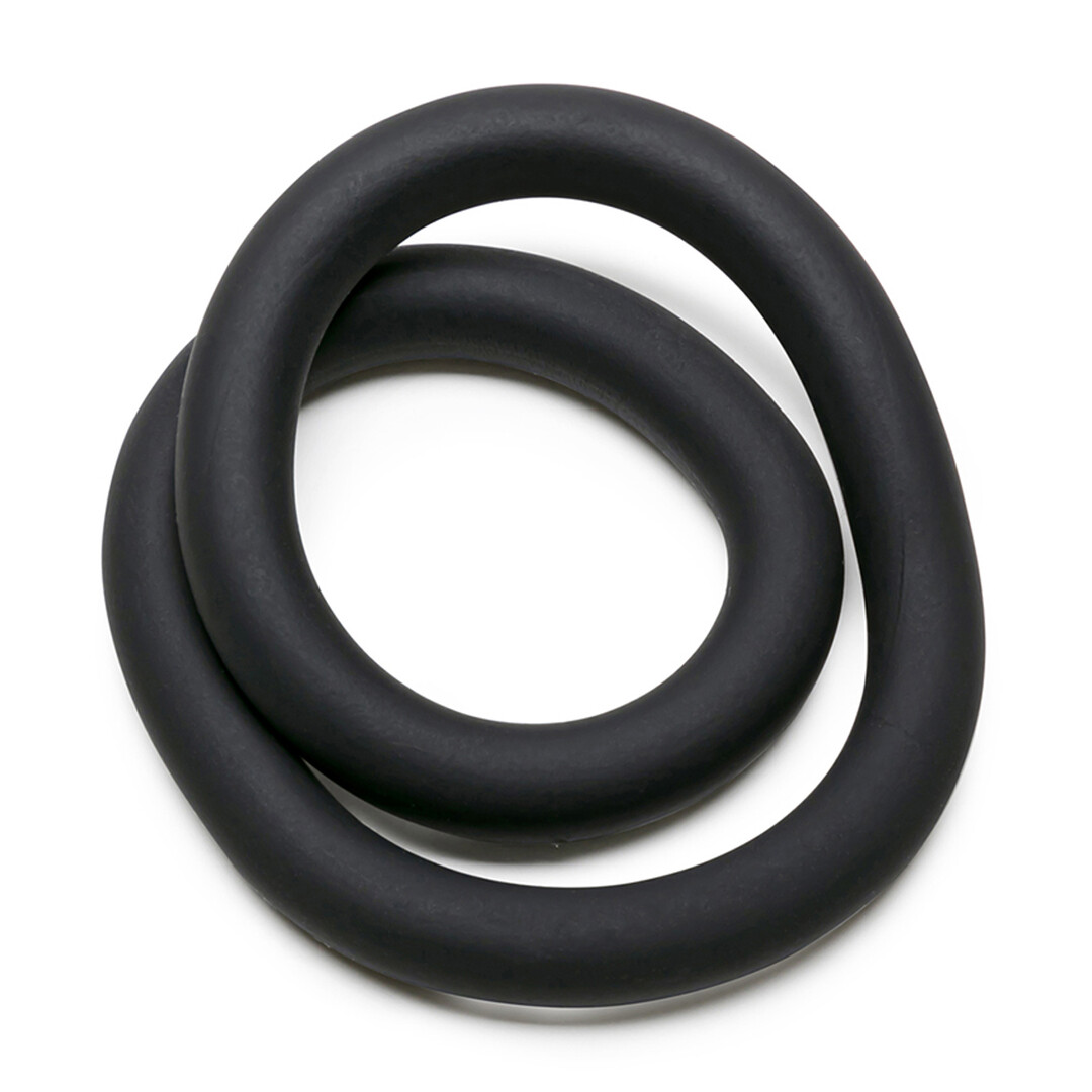 PerfectFit - Silicone Hefty Wrap Ring - Cockring - 12 / 30,5 cm - Zwart